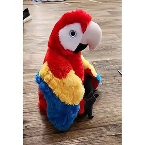 Scarlet Macaw Parrot Bird Red soft plush toy 12 Inch Wild Republic Rain Forest